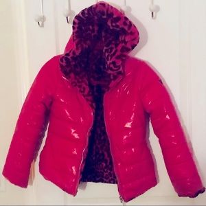 Girls Pink Puffer Jacket